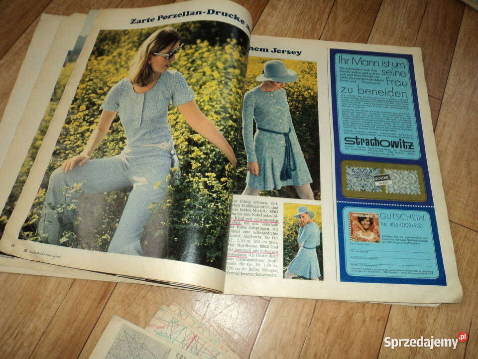 Burda moden 21970 wykroje instrukcja Czasopisma