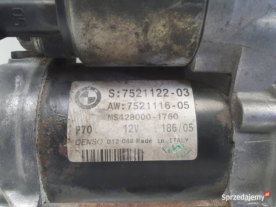 ROZRUSZNIK BMW E90 25 i ROZRUSZNIK Denso 7521122 Układ elektryczny silnika