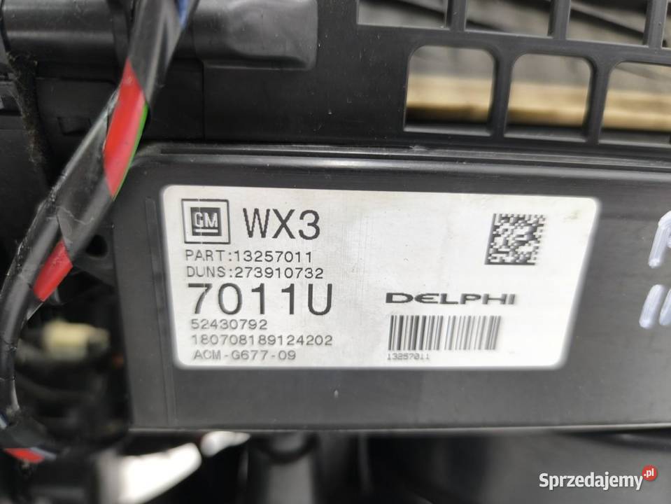 NAGRZEWNICA KOMPLETNA OPEL INSIGNIA A 13257011 osobowe sprzedam