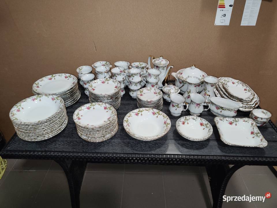 Zestaw kawowo obiadowy Iwona 120 elementów Aleksandrów Łódzki