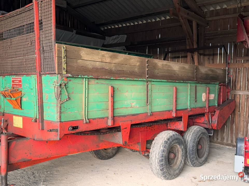 Rozrzutnik obornika 8t tandem Rozrzutniki obornika Kłodnica