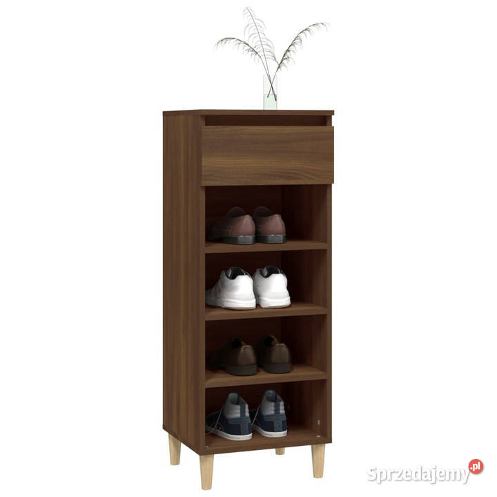 Szafka na buty brązowy dąb 40x36x105 WM819779