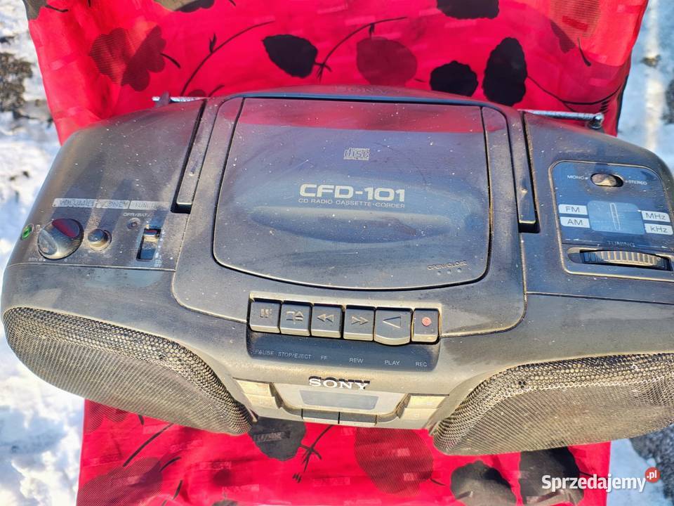 SPRAWNE Radio SONY cfd101 na budowę na działkę Krotoszyn