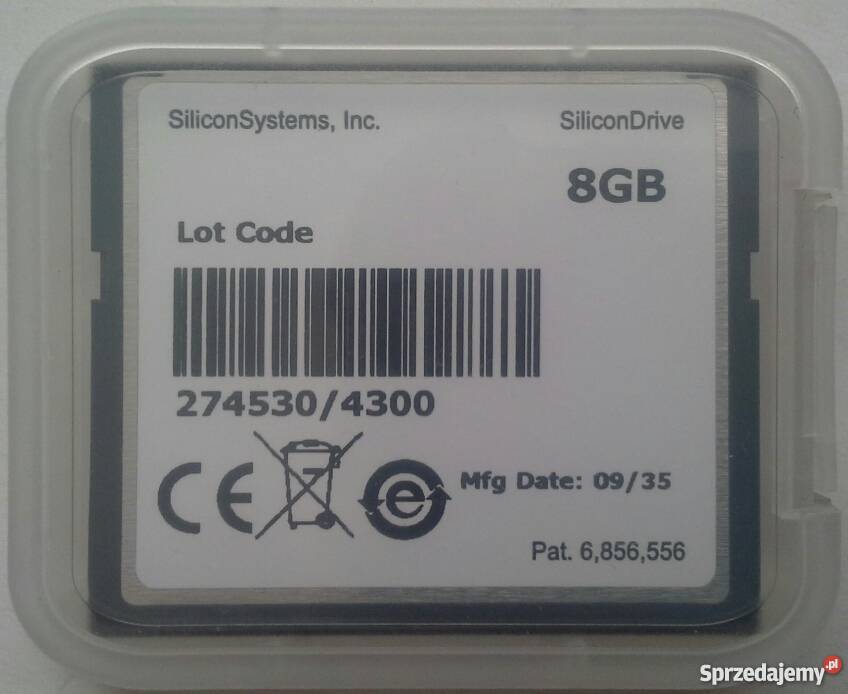 Karta SSDC08G4300 SiliconDrive II 8GB śląskie sprzedam