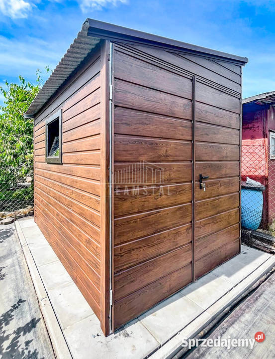 Schowek Domek Ogrodowy 3x2m Brama dwuskrzydłowa