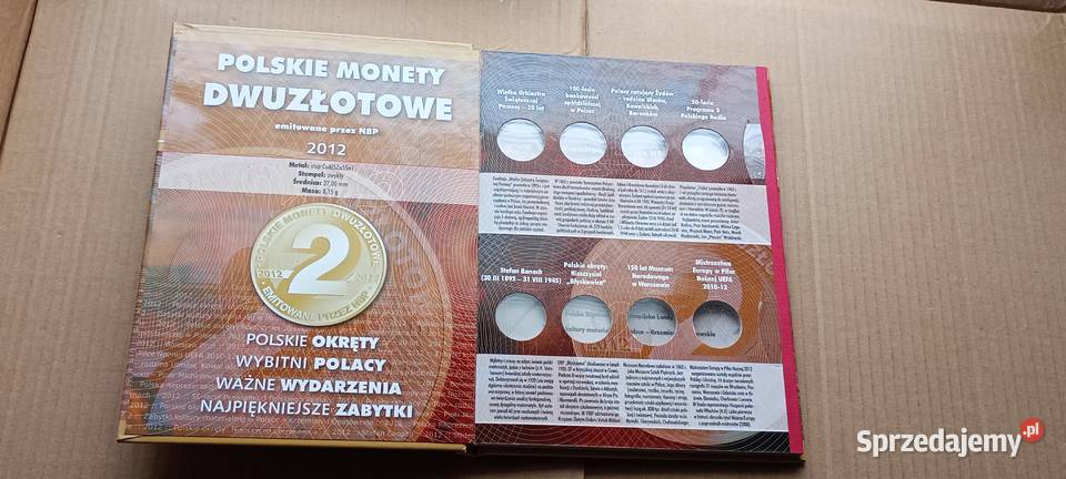 Stare monety Pusty Klaser na monety 2 2012