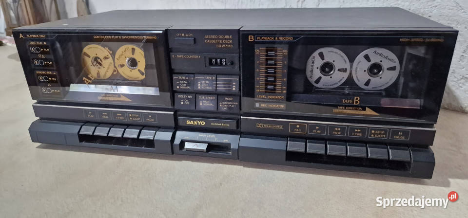 SANYO RD W 7110 RDW7110 magnetofon cassette deck wielkopolskie Międzychód