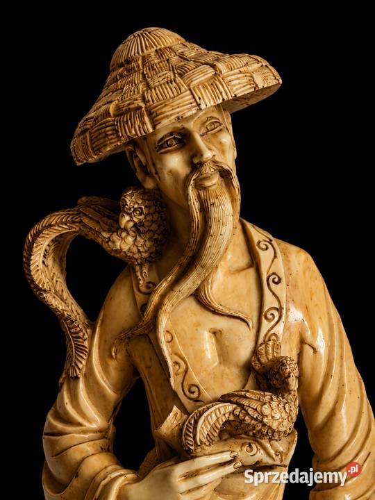 Unikalna Figura Orientalna Chiński Mędrzec ze Poddębice sprzedam