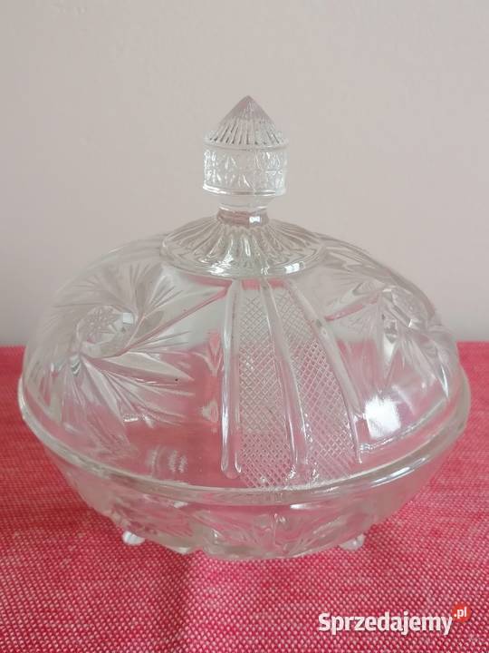 Bomboniera Kryształowa Stożek PRL