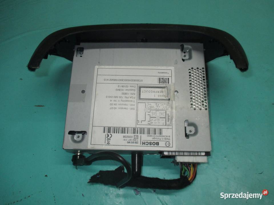 FIAT QUBO 13r radio CD 7355832450