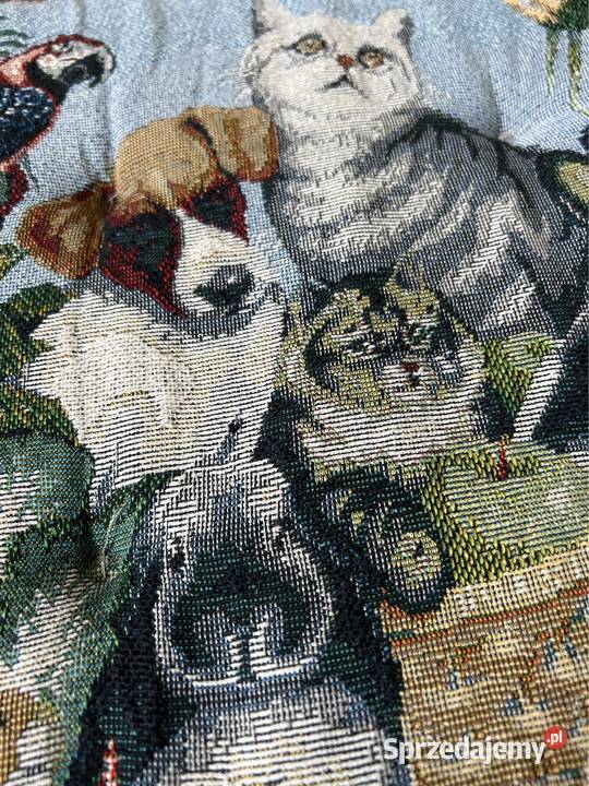 Gobelin poduszka na krzesło rękodzieło Zabrze