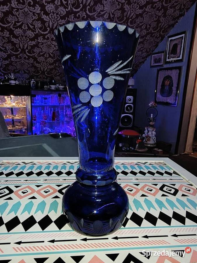 Kryształ kobaltowy Bohemia Suwałki