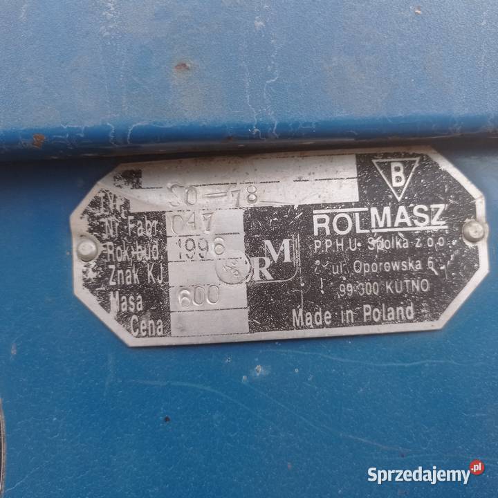 Siewnik zbożowy Polonez 3m Złotoryja