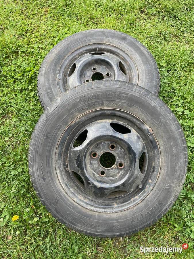 Koła 4x100 15580 R13 2 zimowe Łańcut