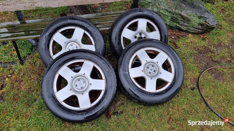 Alufelgi z oponami zimowymi 15 VW Golf 4 Bora wielkopolskie