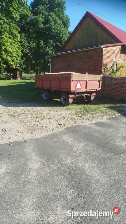 Przyczepa d 35 nieuszkodzony Przyczepy rolnicze Smogorzówek