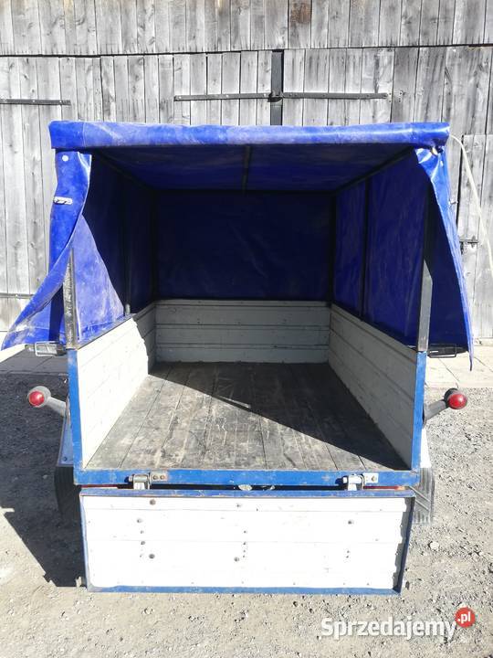 Przyczepka samochodowa NRD Ładowność 400 Rok produkcji 1981 Przyczepy i naczepy Wola Idzikowska