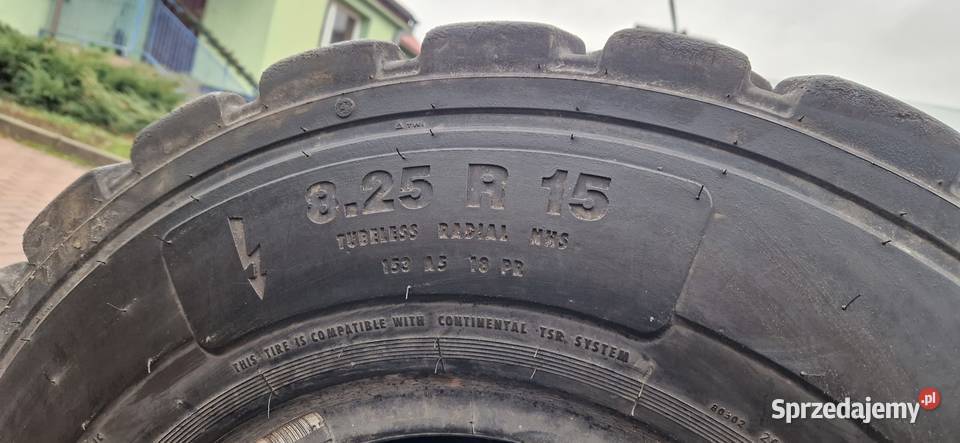 825r15 82515 Wózek widłowy 90 bieżnik bez napraw warmińsko-mazurskie Nowe Miasto Lubawskie