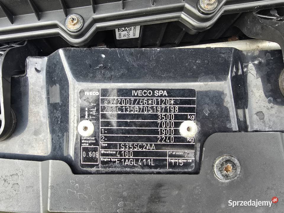 Iveco Daily 35S16 hi matic 23 160 wielkopolskie Pięczkowo