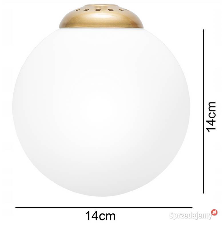 LAMPA SUFITOWA PLAFON ŻYRANDOL ZŁOTA BIAŁE KULE Lampy wiszące Choroszcz sprzedam