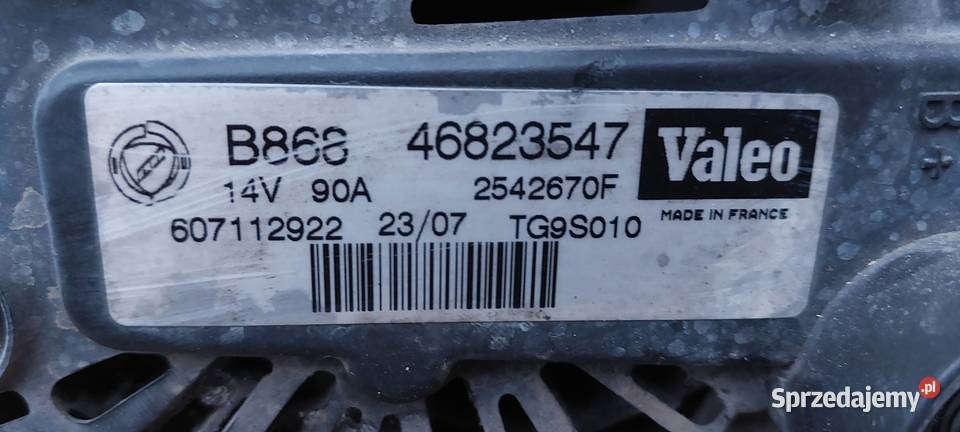 Alternator Fiat Grande Punto 13 multijet osobowe Szczecin