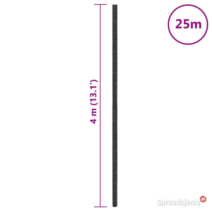 Agrowłóknina antychwastowa czarna 4x25 m PP Warszawa