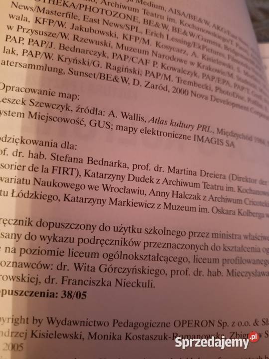 Wiedza o kulturze Kisielewski Operon podręczniki Warszawa