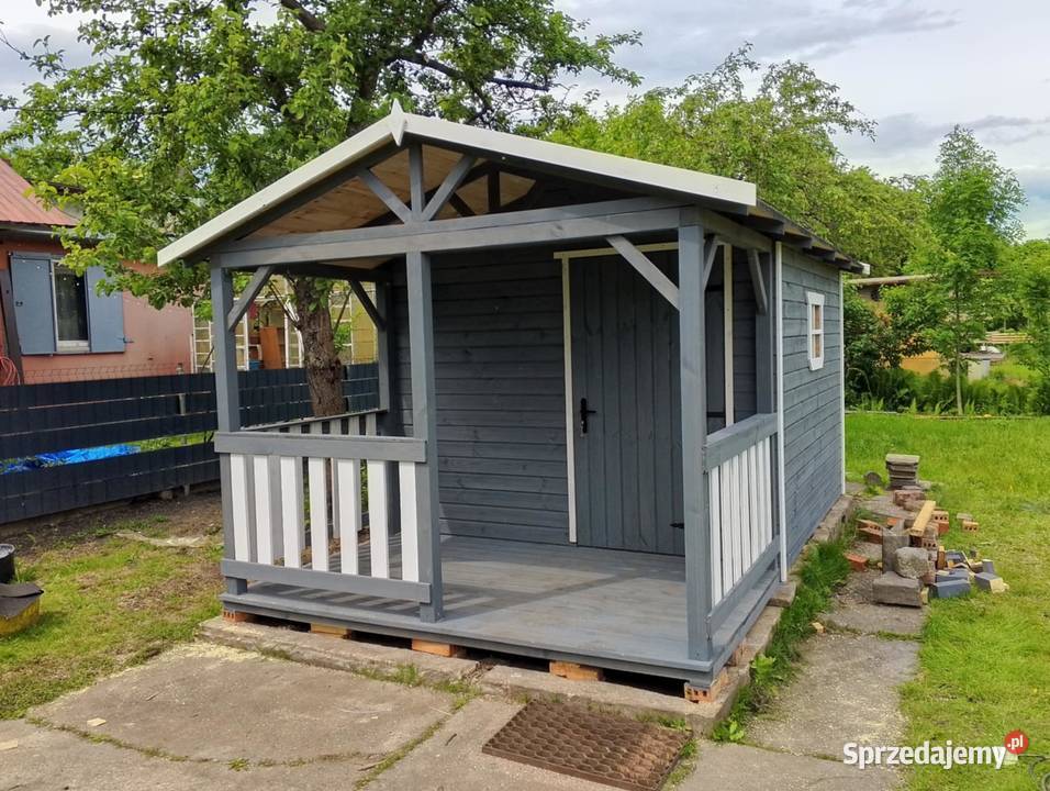 Domek ogrodowy 4x3 z tarasem 4x3 transport cala Lubliniec