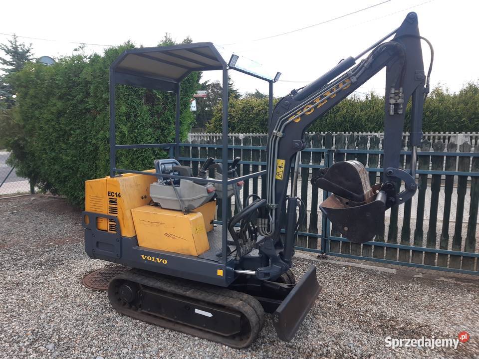 Volvo pc14 minikoparka jcb kubota cat bobcat Koparki Majdan Królewski