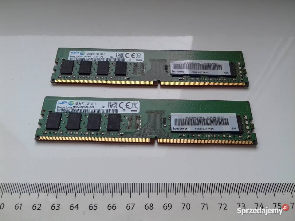 2x Samsung DDR4 2x4GB8GB niesprawny 2133MHz CL15 Bydgoszcz