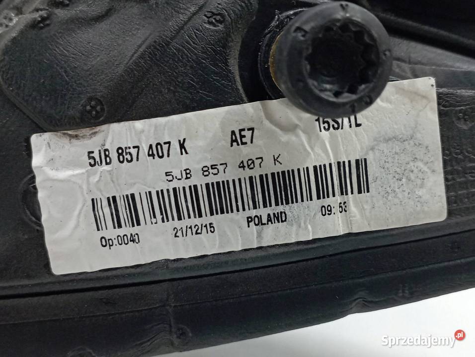 LUSTERKO LEWE 6PIN EUROPA 5JB857407K Skoda Rapid Karoseria