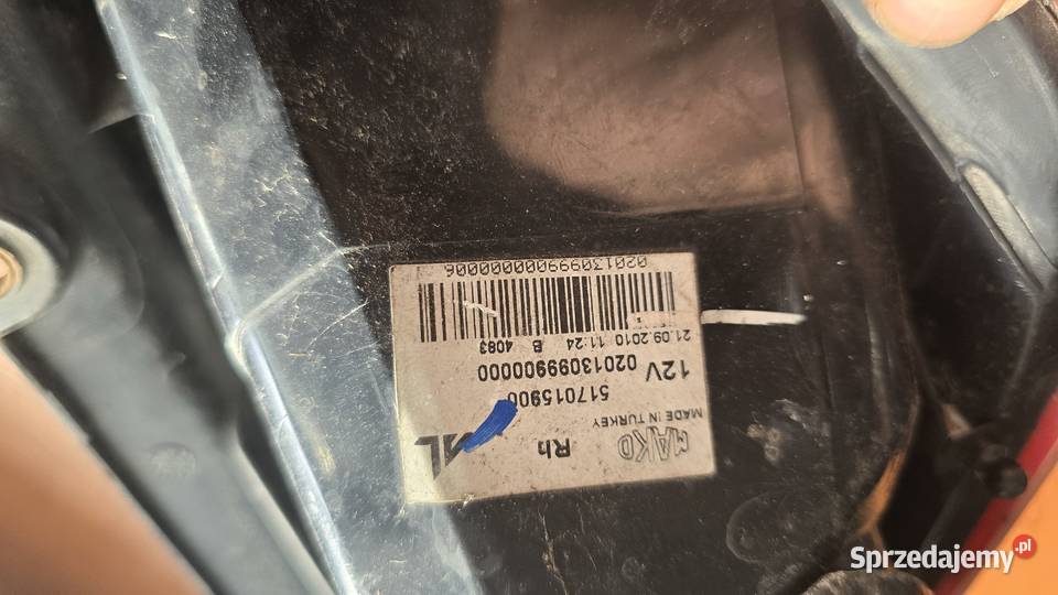 Lampa prawy tył fiat grande punto 2008 prawe Sosnowiec