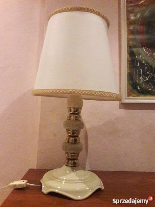 LAMPA CERAMICZNA retro vintage rarytas lata 6070 Gliwice