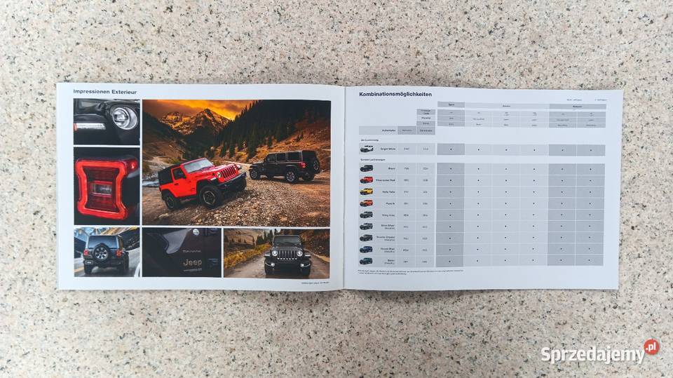 JEEP Wrangler JL Prospekt Bytom