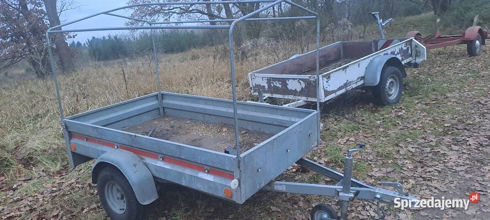 Przyczepa dmc 750 Neptun z plandeką 200x100 z burtowe Żary