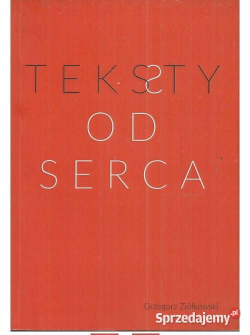 Teksty SERCA Łódź sprzedam