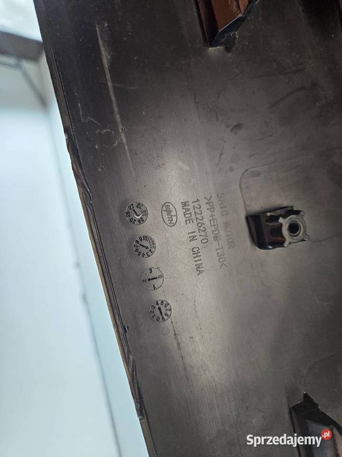 MG MG3 RAMKA PODSTAWA TABLICY REJESTRACYJNEJ wielkopolskie Międzychód