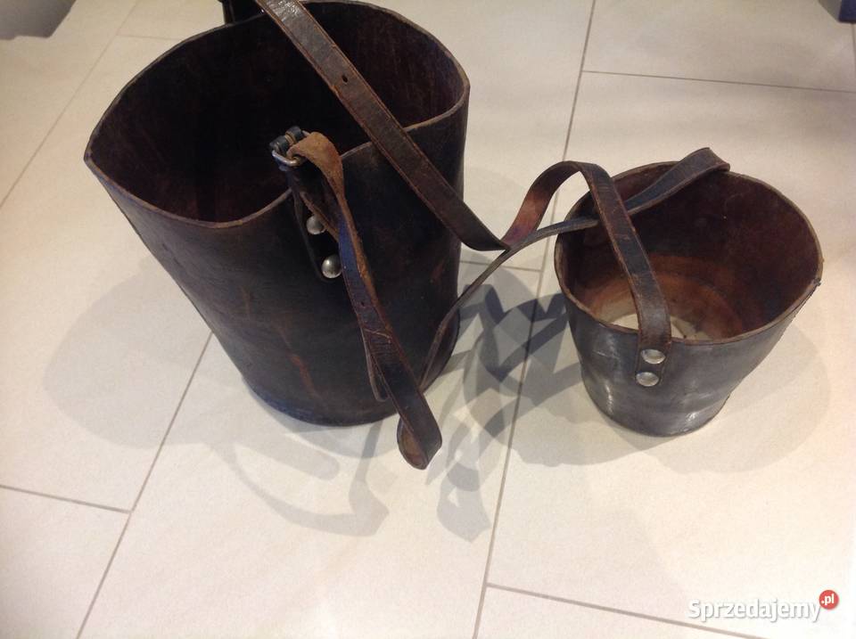 Stare Wiadra Skórzane 2 Nowa Sól