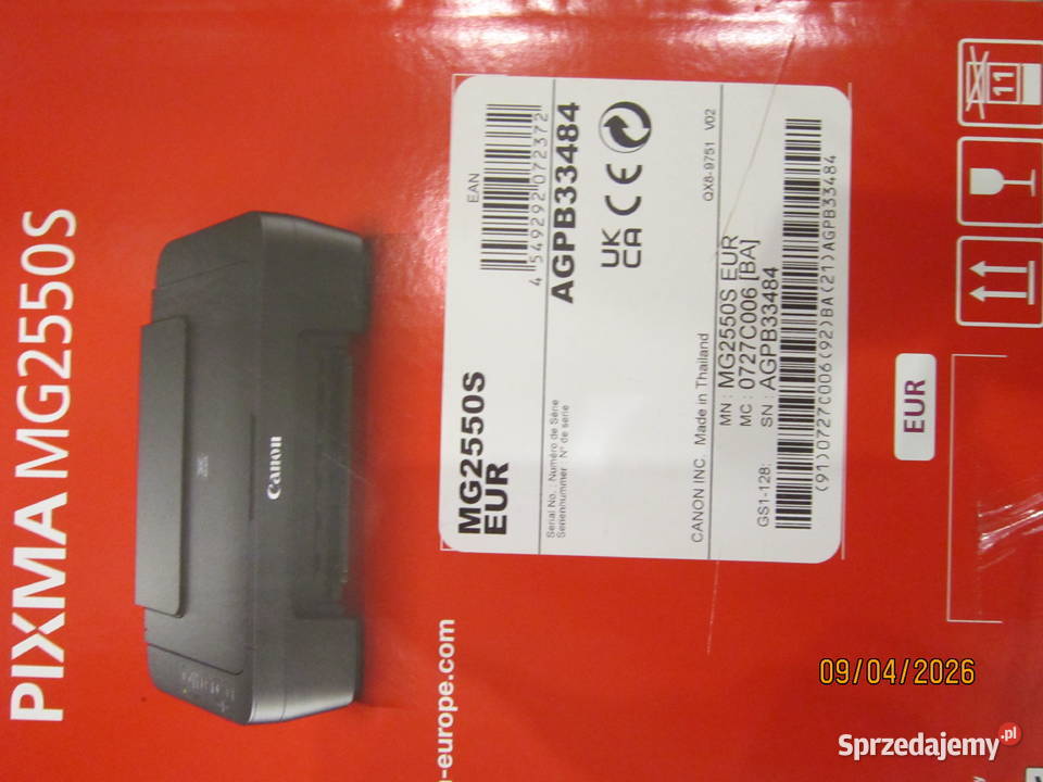 Drukarka skaner kopiarka CANON MG 2550S atramentowa Warszawa