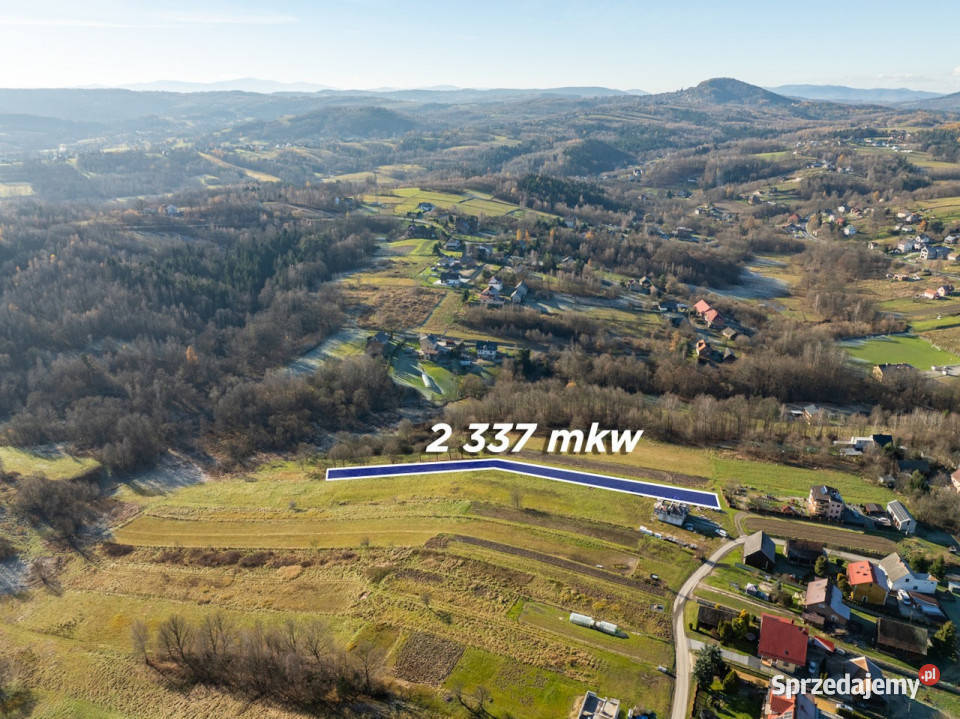 Urocza działka 20min na południe Krakowa Izdebnik