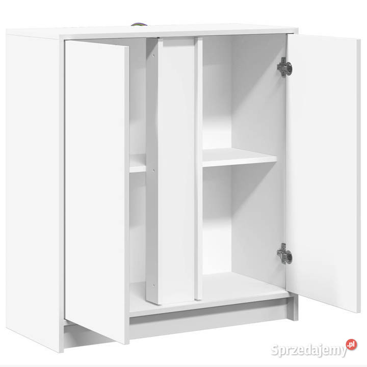 Szafka z LED biała 77x34x85 materiał mazowieckie Warszawa