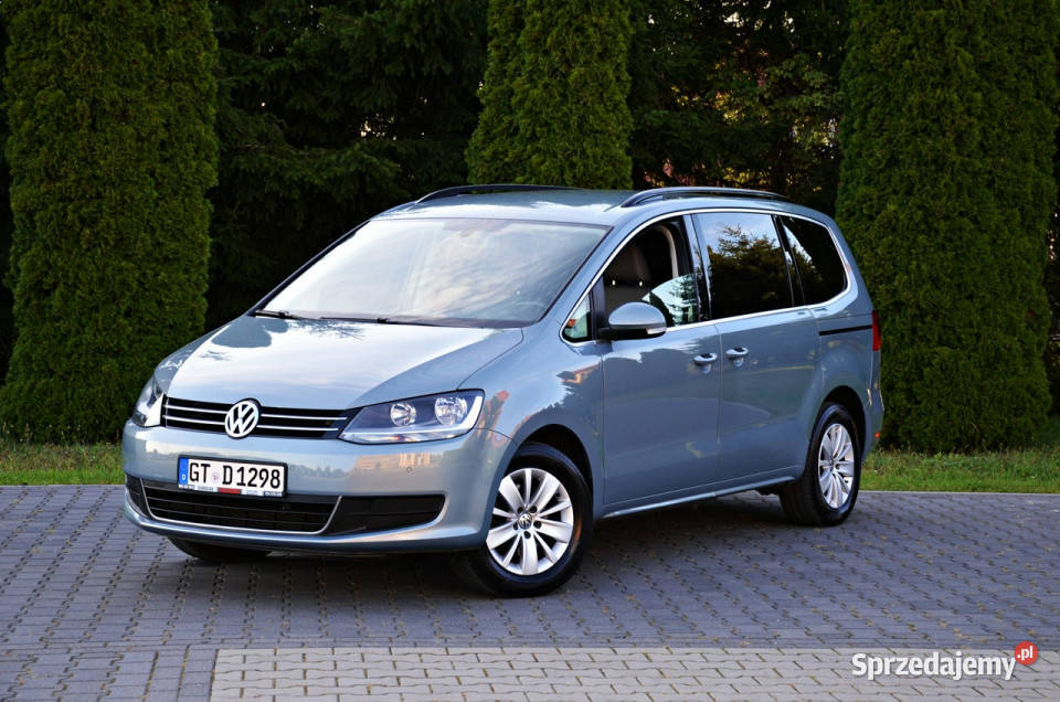 Volkswagen Sharan 20 TDI 140 DSG Super Stan Auto czujnik deszczu Ostrów Mazowiecka