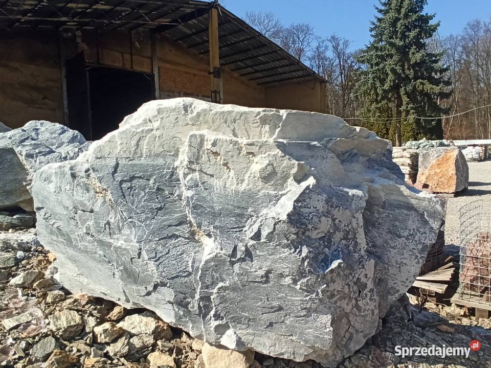 Głaz Lazurowy Duży Głaz Kamień niebieski skała Żwir i kamienie Oświęcim