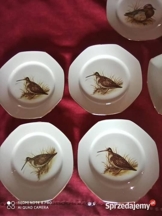 Półmisek z bażantami ze wspaniałej manufaktury Gdańsk