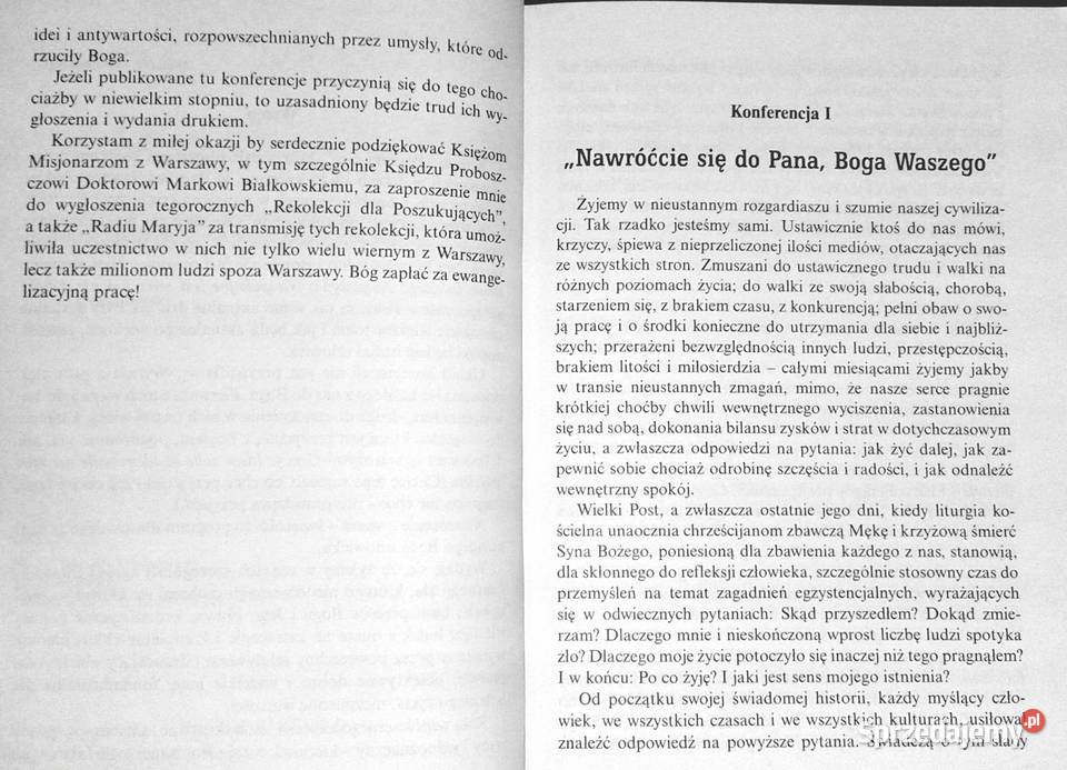 Rekolekcje poszukujących bp Stanisław Wielgus lubelskie Chełm