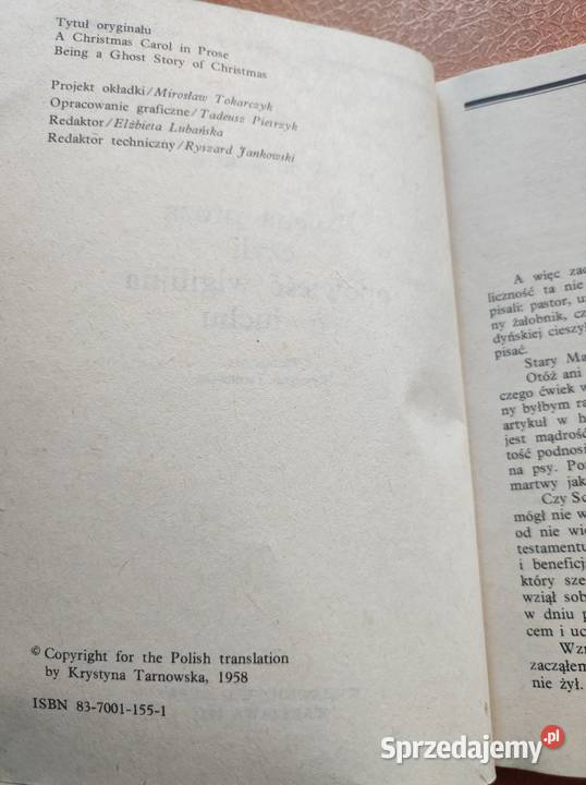 Kolęda prozą Opowieść wigilijna Karol Dickens