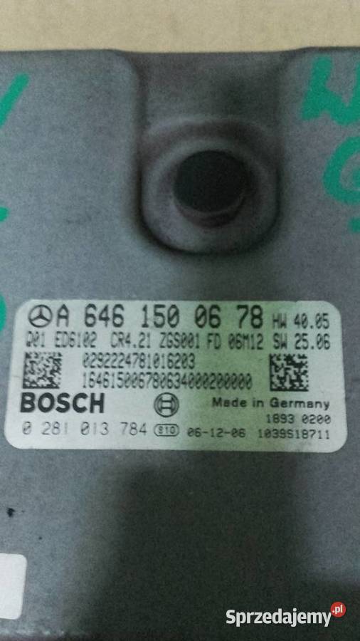 Stacyjka Mercedes Vito 6395450508 Rok produkcji 2005 Gniewkowo sprzedam