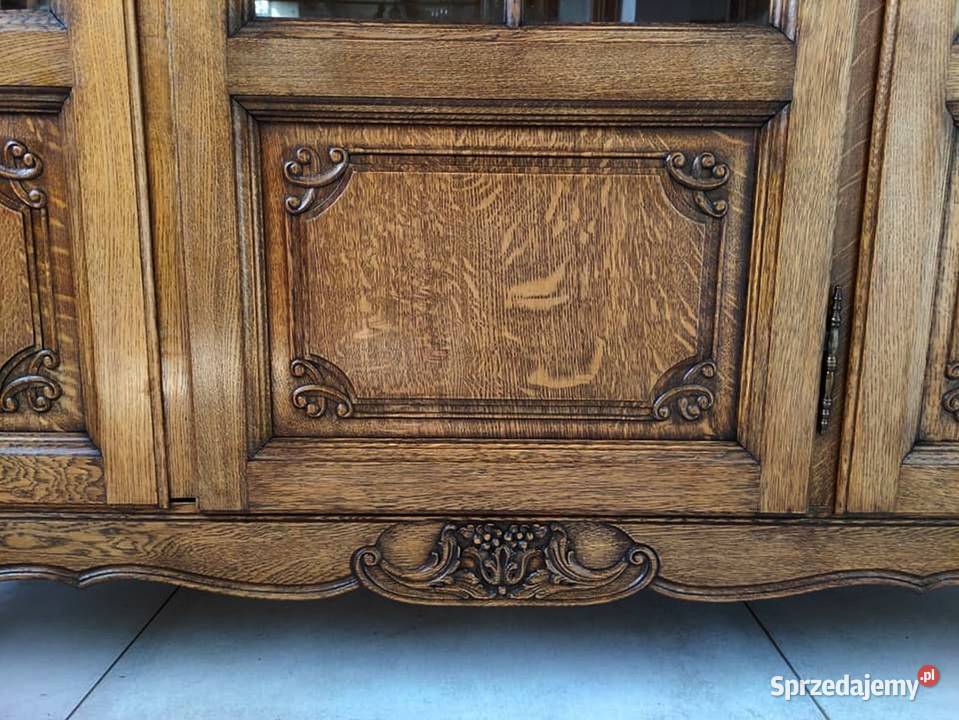 Piękna dębowa biblioteka ludwikowska sklep