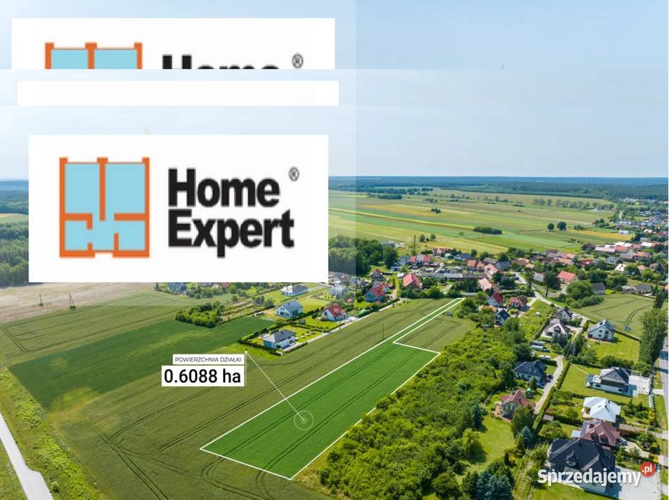 Działka Inwestycyjna 6088 m2 Lubina MEDIA Obora dolnośląskie sprzedam