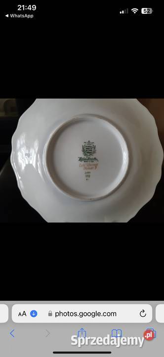 Weimar Echt Kobalt JUTTA talerze porcelanowe Porcelana i szkło Zbrosławice
